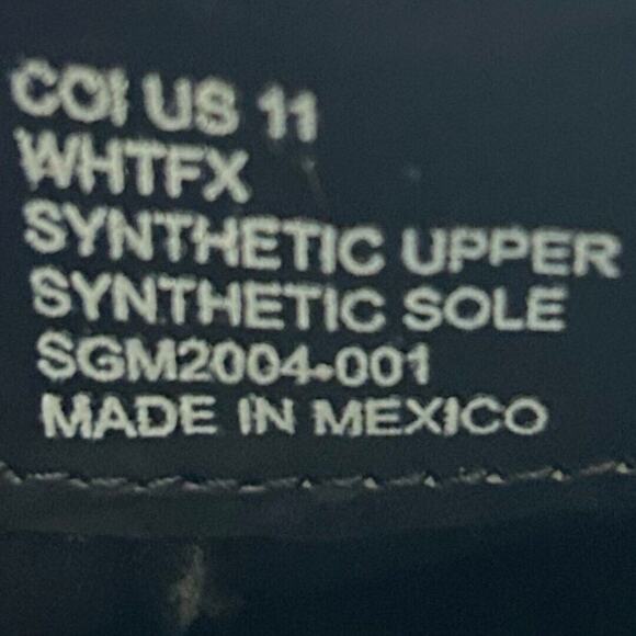 True Religion White Women's Slip On Ankle Boots‎ Chunky Black Lug Sole Size 11 - Picture 6 of 6